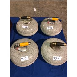 Vintage curling rocks