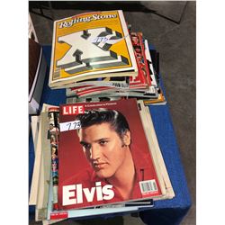 Approx 30 collector vintage news magazines, Time, Life, Special Editions, Elvis Presley, Princess Di