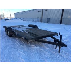 SKL flatdeck car trailer, 6000lb axels, 21ft long, used very little