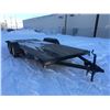 Image 1 : SKL flatdeck car trailer, 6000lb axels, 21ft long, used very little