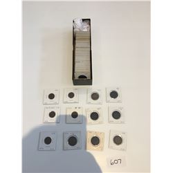 Approx 70 early Canadian one cent pieces ranging from 1876 to 1940s (some from Newfoundland), includ