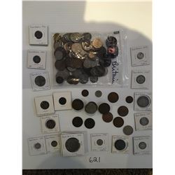 Antique coins from Great Britain 1913 to 1960s, various pieces & denominations