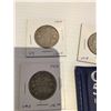 Image 3 : Lot of Canadian 50 cent pieces, 18 pieces ranging from 1910 to 1967