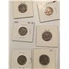 Image 3 : Antique USA coins, approx 42 dimes from 1934 to 1963, approx 40 nickels from 1910 to 1930s and appro