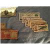 Image 3 : World Paper banknotes, six USA one dollar, one USA 2 dollar, one USA 5 dollar, various bills from ch