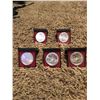 Image 1 : five - 10 dollar collector coins from the Montreal 1976 Olympics