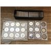 Image 1 : Giant lot of Canadian Silver dollars, approx 65 Canadian one dollar coins from 1960s to 1970s