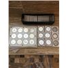 Image 2 : Giant lot of Canadian Silver dollars, approx 65 Canadian one dollar coins from 1960s to 1970s