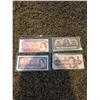 Image 1 : Canadian two dollar bills, 1 from 1937, 11 from 1954, 1 from 1974, 5 from 1986