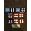 Image 1 : Full series of seven sets of four 1976 Montreal Olympic coins (inserts say these coins are 92.5% sil