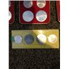 Image 2 : Full series of seven sets of four 1976 Montreal Olympic coins (inserts say these coins are 92.5% sil