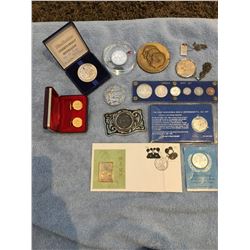 Various collector coins & Medallions