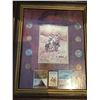 Image 2 : Set of four framed coin & stamp collections, commemorating notable history of the USA West