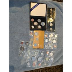 Several Canadian uncirculated coin sets, 1967, 1970, 1983, 1987, 1991, 1980, 1987, 1989, 1987