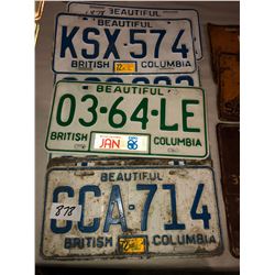 6 BC Plates