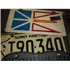 Image 3 : North West Territories, Patrick Dodge & Manitoba plates, numerous antique dealership plate frames