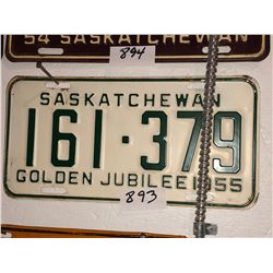 2 - 1955 Sask Golden Jubilee Plates
