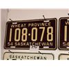Image 2 : 2 - 1954 Sask Plates