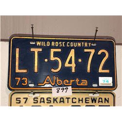 2 - 1973 Alberta Plates