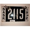 Image 1 : Porcelain 1912 Sask Plate plus collector plate book