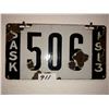 Image 1 : Porcelain 1913 Sask Plate plus collector plate book