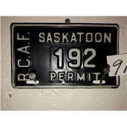RCAF 192 permit, 377 Porcelain plate