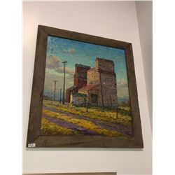 George Buytendorp "Elevators" oil on canvas 48"x48"
