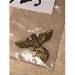 Third Reich WWII pin plus Brass Eagle pin