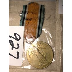 "The Great War" Engraved Medallion plus WWII RAF pins, WWII Medallion plus other