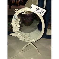 2 Mirrors & metal deco framed dressing mirror