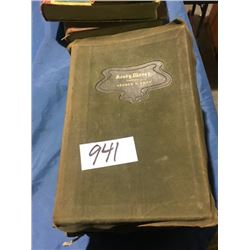 Collector books, Roosevelt, Navy, George H Knox & old leather book ends
