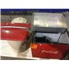 Image 4 : Old Coke metal picnic cooler