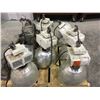 Image 3 : Pallet of 6 commercial shop lights (Mercury) and 4 outdoor flood lights