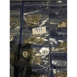 Approx 20 silver charm bracelets, many have several charms