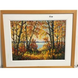 Artwork oil on canvas "Lazy Light"