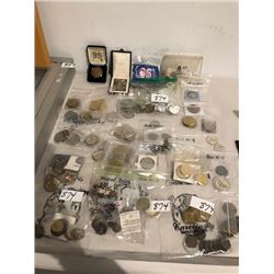 Several tokens, collector medallions, souvenir coins