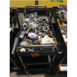 Electrical work cart with all contents