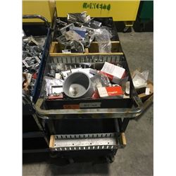 Electrical work cart with all contents