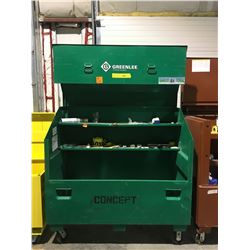 Greenlee Mobile locking jobsite tool carrier