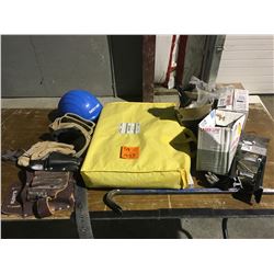 5 piece spill kit, tool belts, HD goose neck, helmet