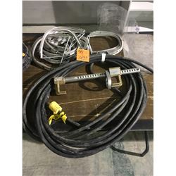 HD Extension cord, helmet shield, clamps