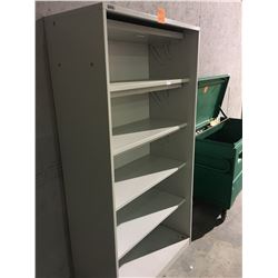 Montel 5 shelf sliding door cabinet