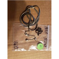 Bag of 925 Silver Scrap Total Weight 16 Grams