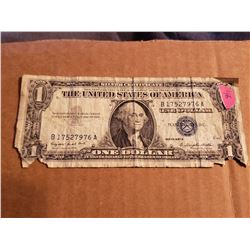 1957 A Series One Dollar Silver Certificate