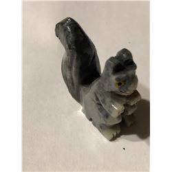 Beautiful Solid Gemstone Large SQUIRREL Soapstone 22.6 Grams