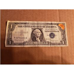 1957 B Series One Dollar Silver Certificate