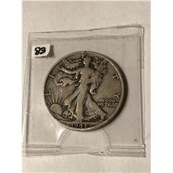 1943 S Silver Walking Liberty Half Dollar Nice Early Silver US Coin