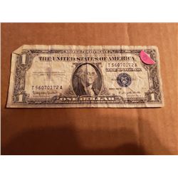 1957 B Series One Dollar Silver Certificate