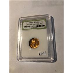 1980 P Lincoln Penny Certified Brilliant Uncirculated