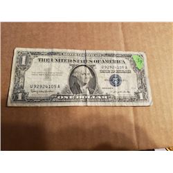 1957 B Series One Dollar Silver Certificate